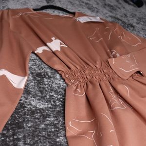 Zara Dress - Silhouette Cinched Waist Dress